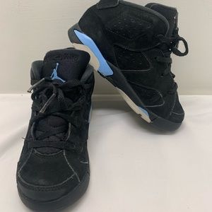 Air Jordan 6 toddler size 10c black unisex